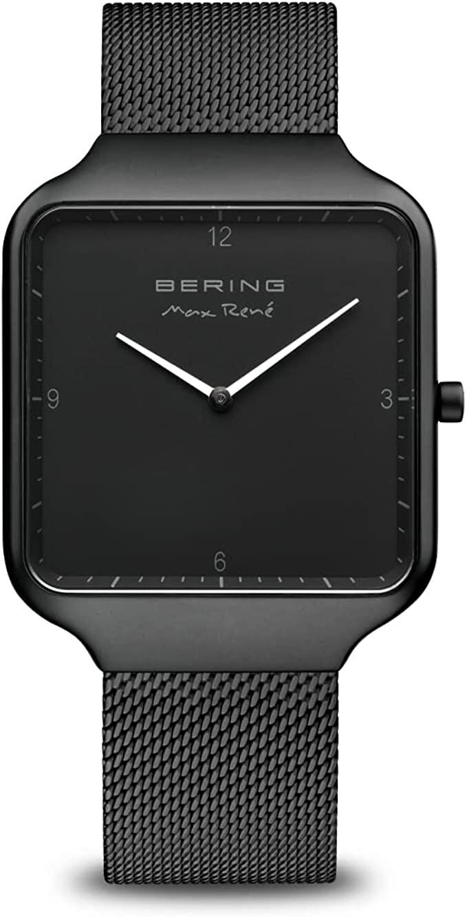 BERING Herren Analog Quarz Max René Collection Armbanduhr mit Edelstahl Armband und Saphirglas