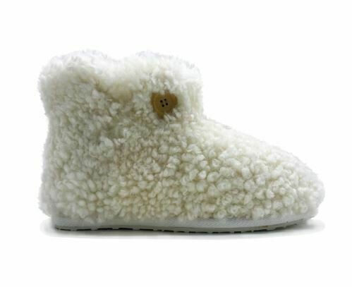 Thies 1856 ® Schaffellpantoffel Creme (W)