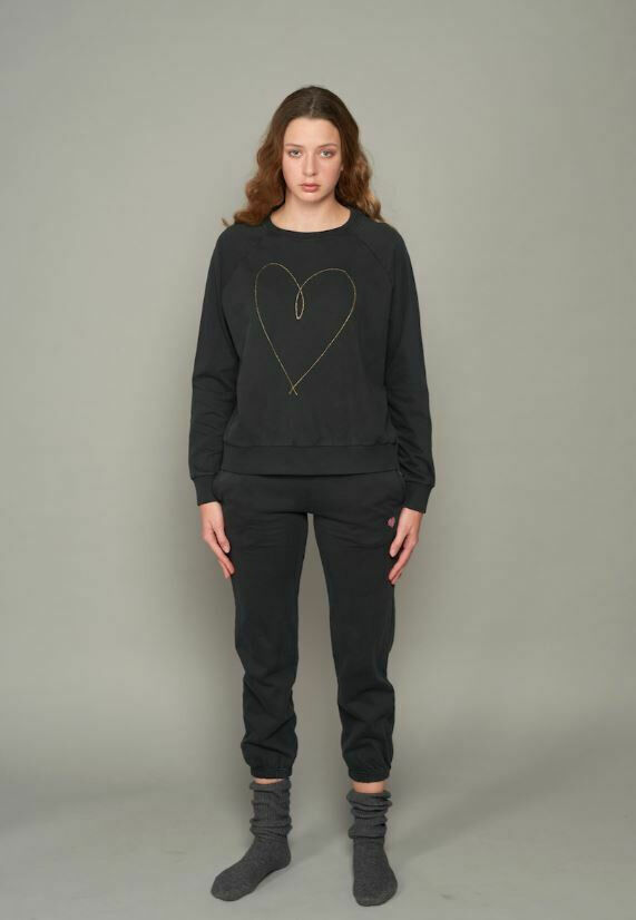 Sweatshirt Glitter Herz