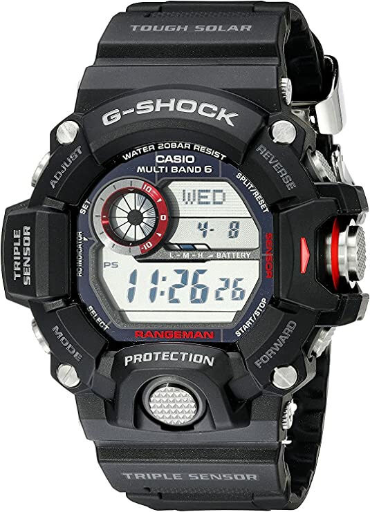 Casio Herren Digital Solarbetrieben mit Resin Armbanduhr GW94001ER